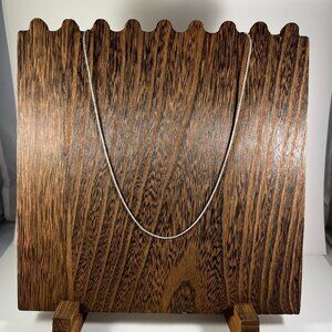 Sterling Silver 925 Twisted Rope Chain Necklace 18 Inch Women Jewelry Gift